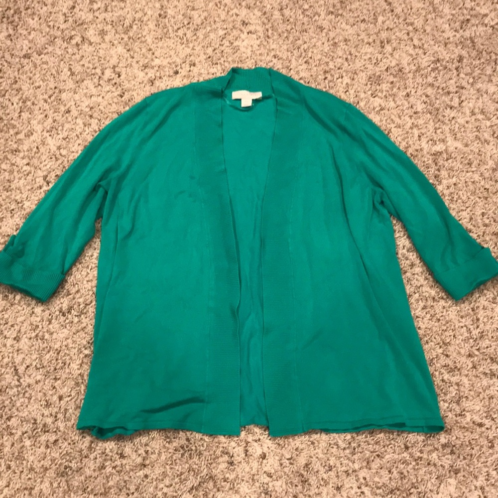 LAURA ASHLEY CARDIGAN, SZ XL
